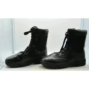 Response Gear Combat Boots 1022 Size Zip Deputy Size 13 US Black Leather E-1