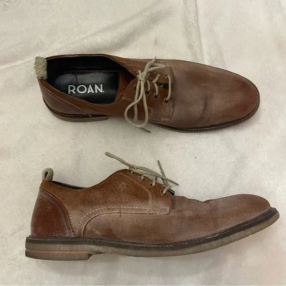 Roan By Bed Stu Braylen Brown Leather Oxford Shoes