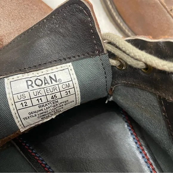 Roan By Bed Stu Braylen Brown Leather Oxford Shoes