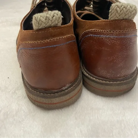 Roan By Bed Stu Braylen Brown Leather Oxford Shoes