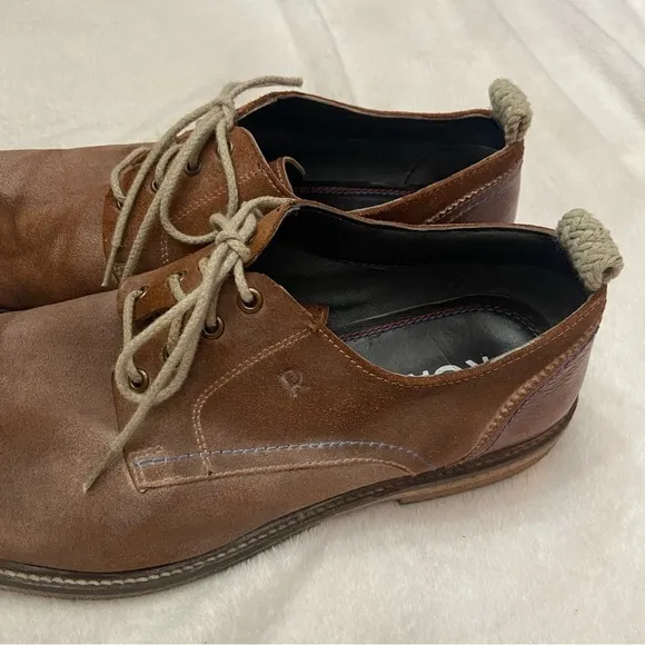 Roan By Bed Stu Braylen Brown Leather Oxford Shoes