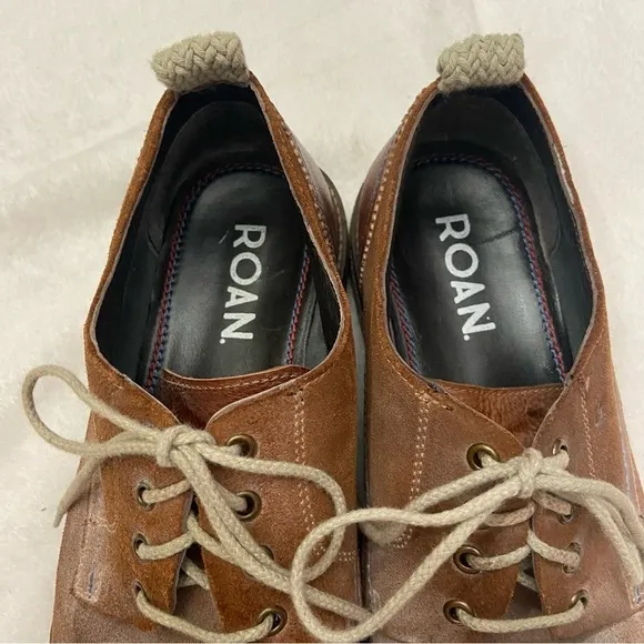 Roan By Bed Stu Braylen Brown Leather Oxford Shoes