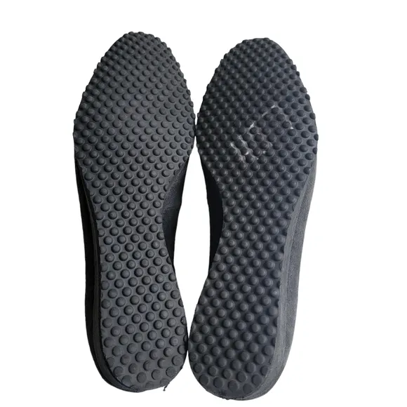 Roberto Botticelli Slate Grey/Black Suede Wedge Rubber Sole Size 40