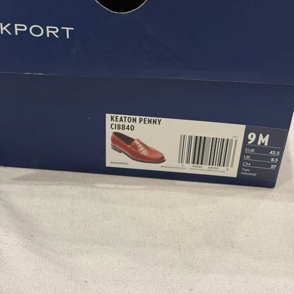Rockport Keaton Penny CI8840 Mens Dress Shoes Color Tan