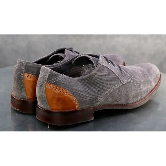 Rockport Men's Lightweight Comfort Dress Shoes Size 7.5 Leather Gray Tan C09738