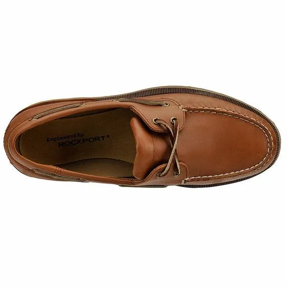 ROCKPORT MEN'S PORTS OF CALL PERTH SLIP-ON,TIMBER,11.5 M US