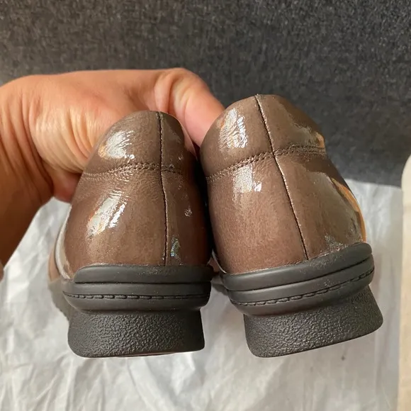 ROCKPORT Olive Suede Slip On Shoes