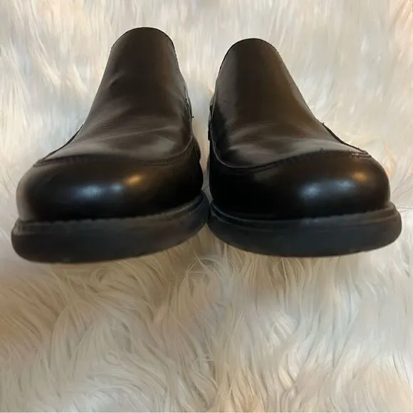 Rockport Shoes Mens Garett  Venetian Loafer Lightweight Sz 11.5  Black Leather