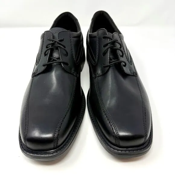 Rockport Style Leader 2 Bike Toe Oxford Dress Shoe 12 WIDE Black Lace Up A13010