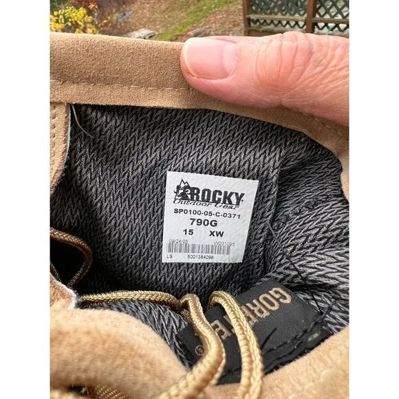 Rocky Combat Boots Gortex Sz 15 Extra Wide SP0100-05-C-0371 NWB