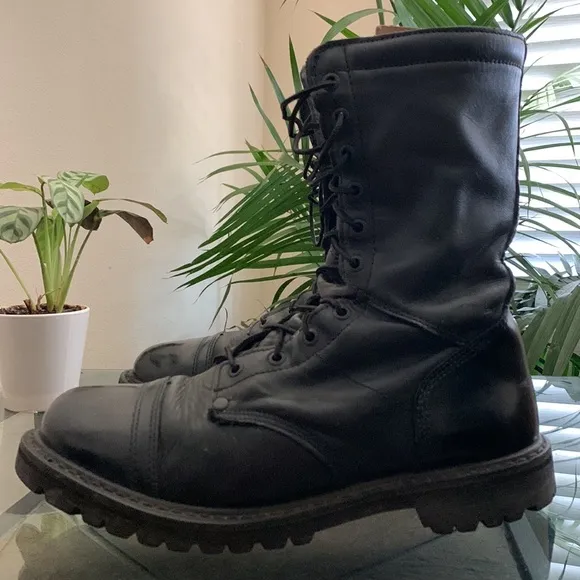 Rocky Paratrooper Side Zipper Jump Waterproof Military Combat Boots