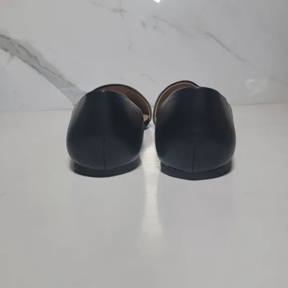 ROHB By Joyce Azria Black pointy toe D'Orsay ballerina flats NWOT. size …