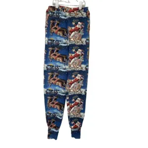 Romey Loves Lulu Sweatpant Kid 12 Pull On Joggers Santa Christmas School Festive