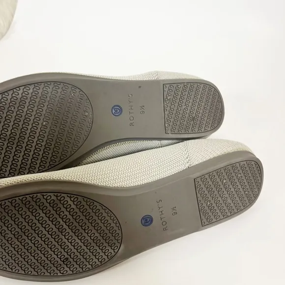 Rothty's Flax Birdseye Round Toe Flats Size 9.5