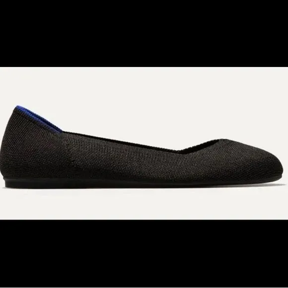 Rothys 10 The Flat Round Toe in Black