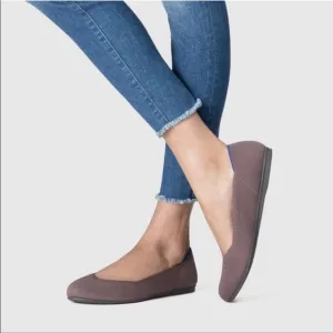 ROTHY’S Begonia Round Toe Flats In Mink RETIRED