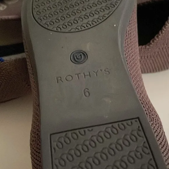 ROTHY’S Begonia Round Toe Flats In Mink RETIRED