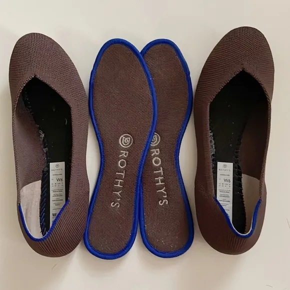 ROTHY’S Begonia Round Toe Flats In Mink RETIRED