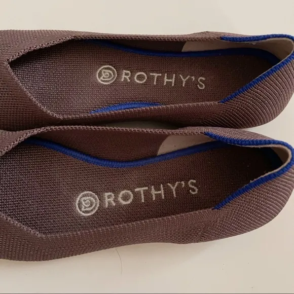 ROTHY’S Begonia Round Toe Flats In Mink RETIRED