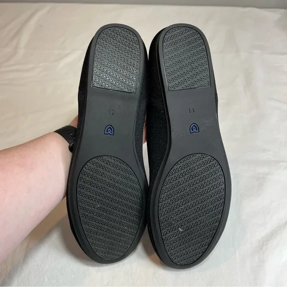 Rothy's Black round toe flats size 11