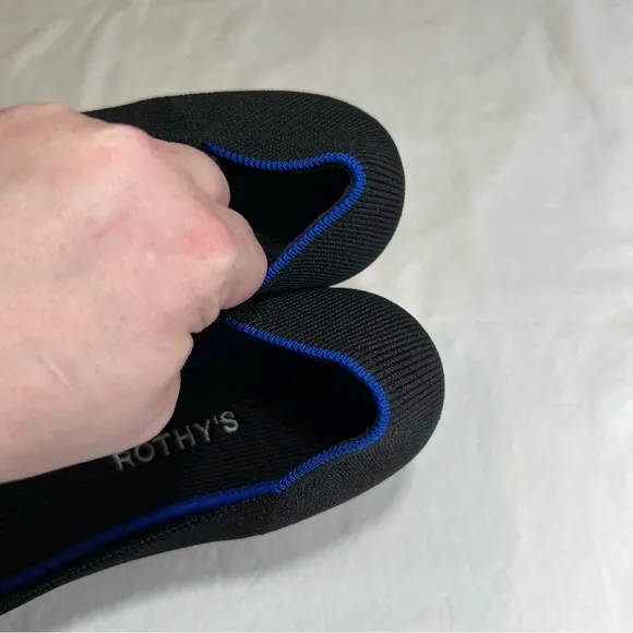 Rothy's Black round toe flats size 11