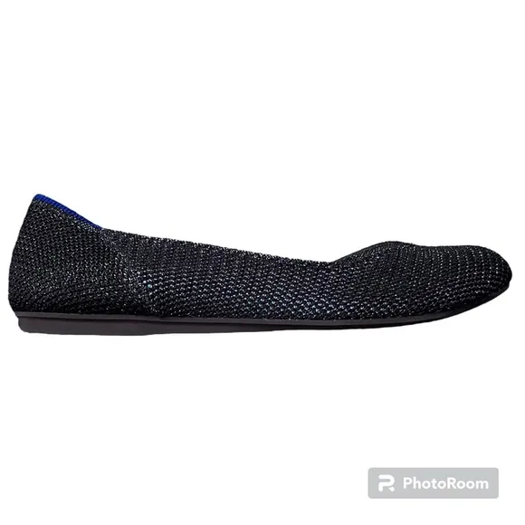 Rothy’s Blue Metallic Lattice Flats Black Friday 2019 Exclusive - Size 7