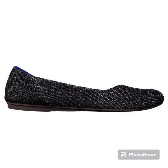 Rothy’s Blue Metallic Lattice Flats Black Friday 2019 Exclusive - Size 7