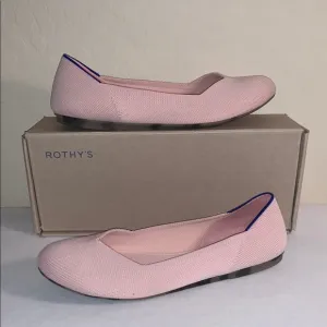 ROTHY’S BRAND NEW IN BOX SIZE 8.5 ROUND TOE SLIP ON FLATS