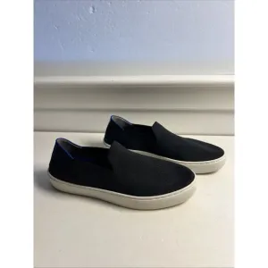 Rothy’s Classic Black  The Original Slip On Shoes 7.5 Womens Round Toe Classy