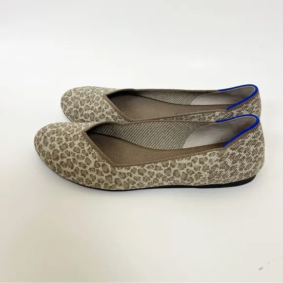 Rothy’s Driftwood Spot Round Flats Size 9.5