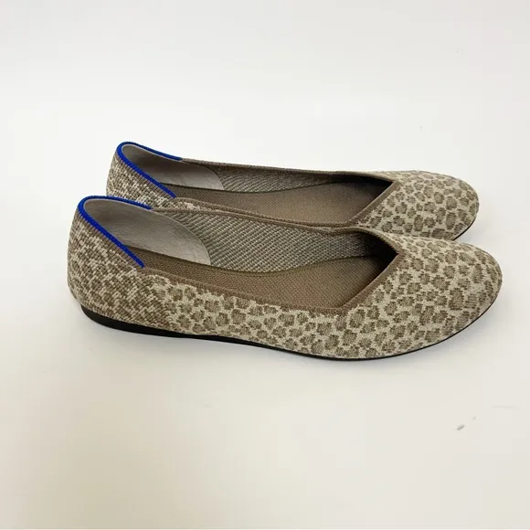 Rothy’s Driftwood Spot Round Flats Size 9.5
