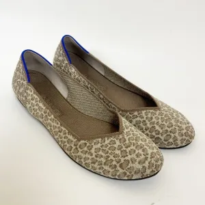 Rothy’s Driftwood Spot Round Flats Size 9.5