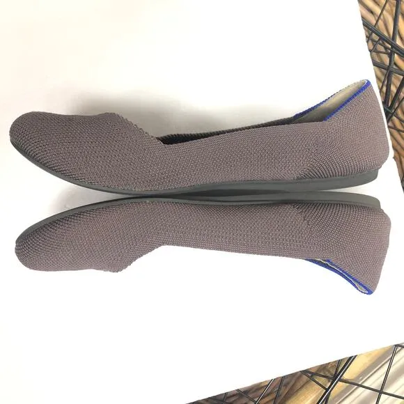 Rothy’s Flats Round Toe Mink Retired Sustainable Knit 8