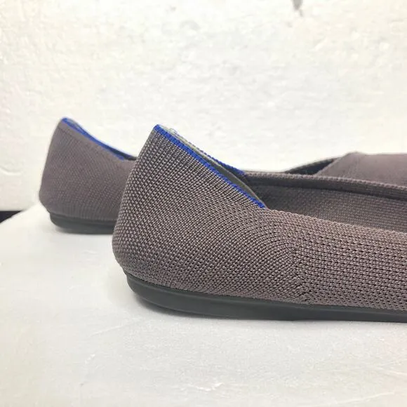 Rothy’s Flats Round Toe Mink Retired Sustainable Knit 8