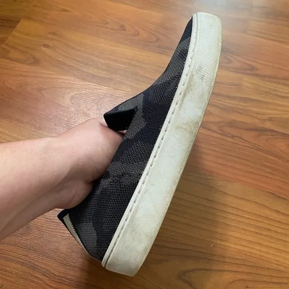 ROTHY’S gray two tone slip on sneakers shoes comfort machine washable all year 5