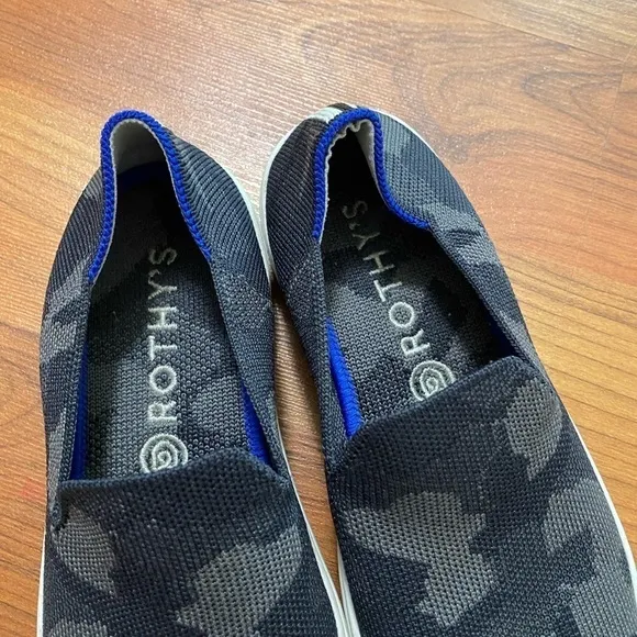 ROTHY’S gray two tone slip on sneakers shoes comfort machine washable all year 5