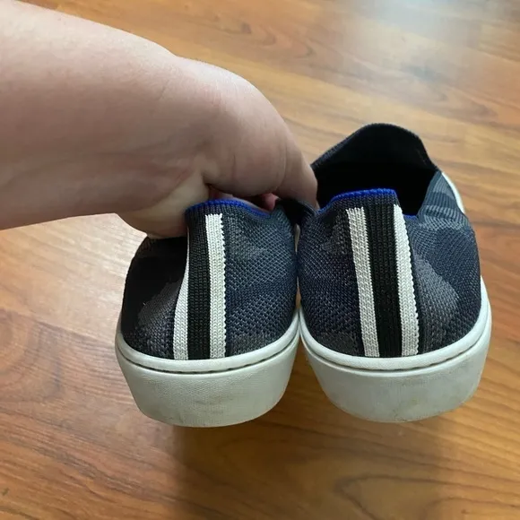 ROTHY’S gray two tone slip on sneakers shoes comfort machine washable all year 5