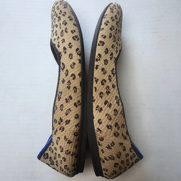 Rothy's | Leopard Rount Toe Flats, size 10