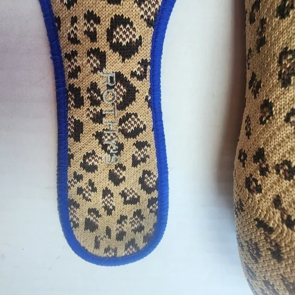 Rothy's | Leopard Rount Toe Flats, size 10