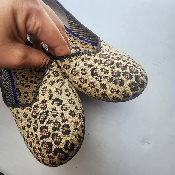 Rothy's | Leopard Rount Toe Flats, size 10
