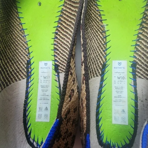 Rothy's | Leopard Rount Toe Flats, size 10