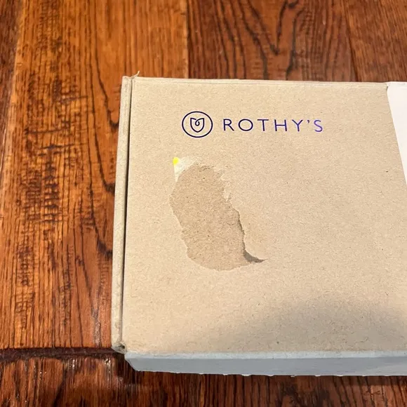 Rothy’s Maritime Lattice Stitch Mesh Flats, Rainbow Embroidery and original box