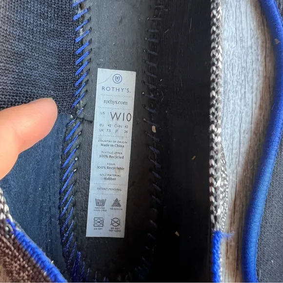 Rothy's Retired Granite Heather Flats Round Toe 10