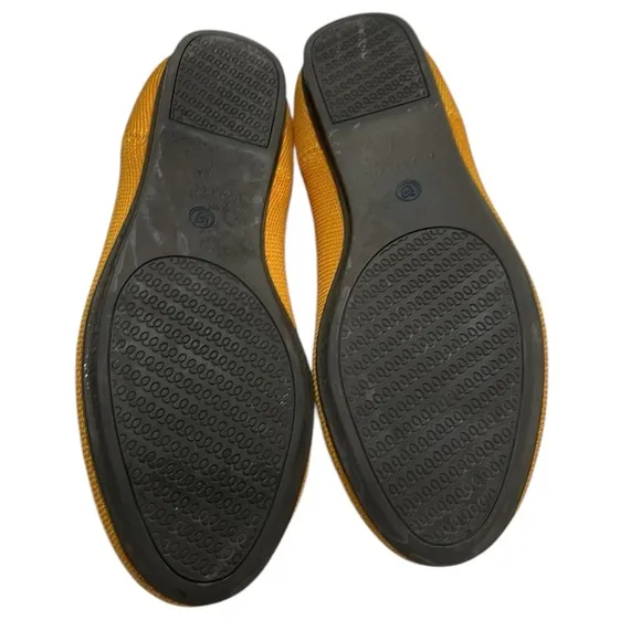 Rothy's Round Toe Ballet Flats Marigold Yellow SZ 7