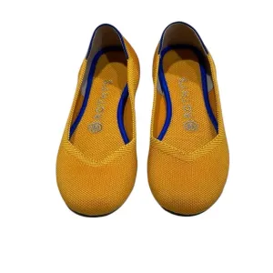 Rothy's Round Toe Ballet Flats Marigold Yellow SZ 7
