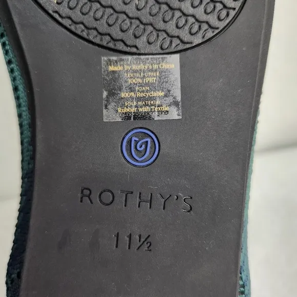 Roth'ys Round Toe Flats Pine Plaid Women's Size 11.5