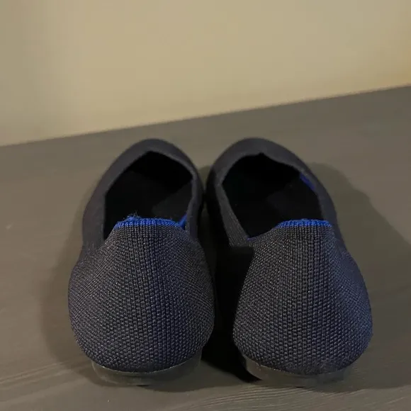 ROTHY’S Round Toe Navy Flats