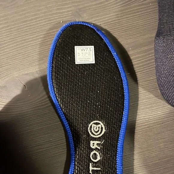 ROTHY’S Round Toe Navy Flats