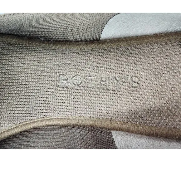 Rothy's Round Toe The Loafer Flats Slip On Size 8‎ Brown