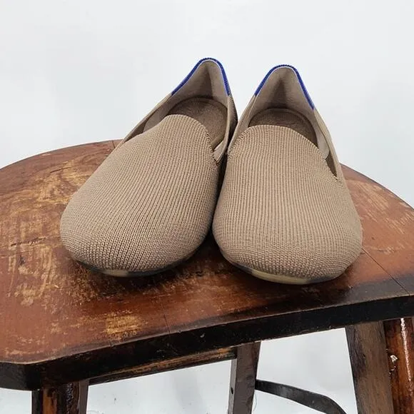 Rothy's Round Toe The Loafer Flats Slip On Size 8‎ Brown